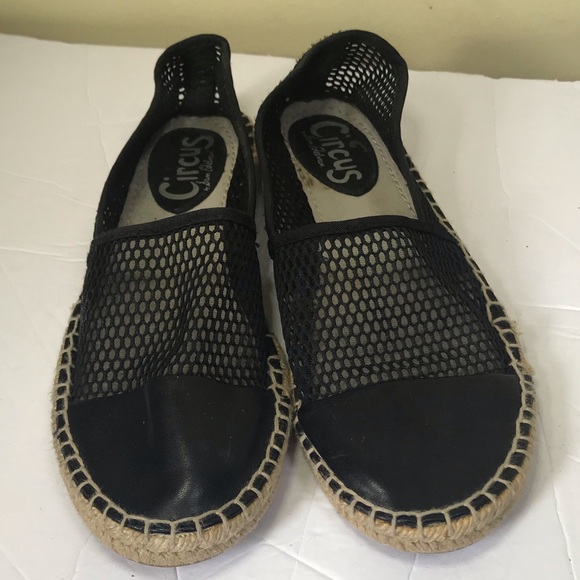 Sam Edelman Ganga Mesh Espadrilles Leather Flats Loafers Shoes Slides Slip On - Picture 5 of 16